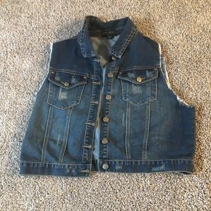 Denim vest